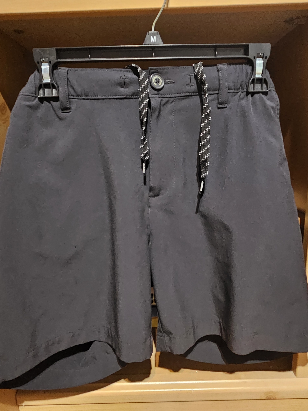chubbies Men's Flat-Front Black Shorts - Picture 2 of 4